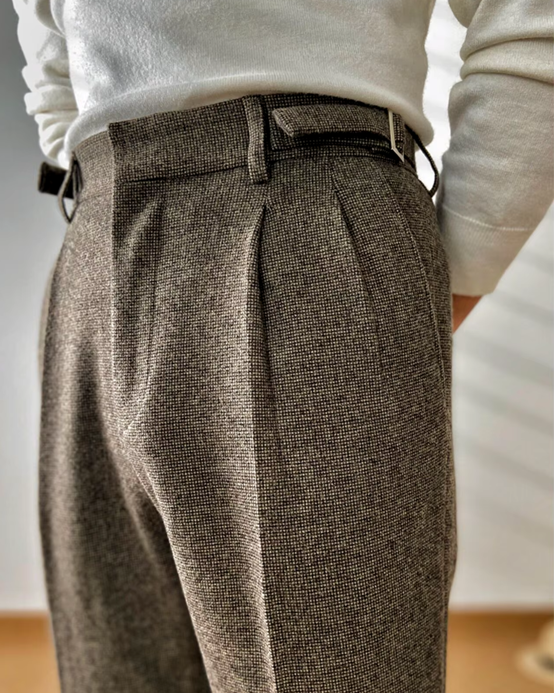 Slim Fit Formal Trousers - OutfitLondon