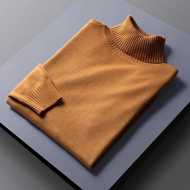 Cozy Turtleneck Sweater - Warm Fleece High Neck