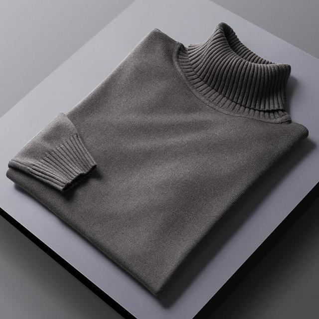 Cozy Turtleneck Sweater - Warm Fleece High Neck