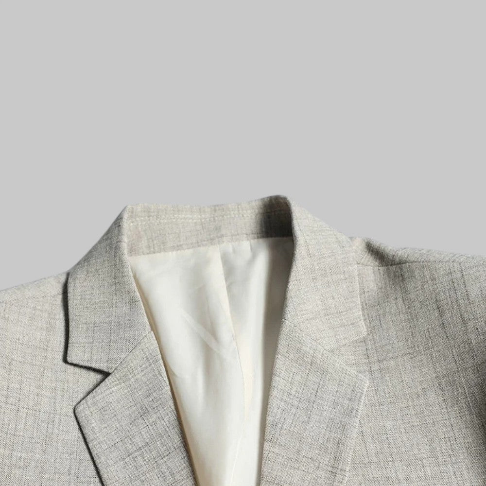Classic Fit Two Button Mens Blazer Jacket