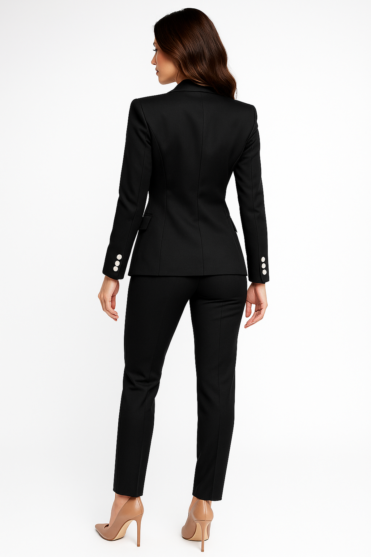 Classic 2 Piece Suit Jacket and Pants Set