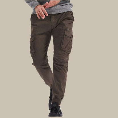 Men's Cargo Pants - Relaxing Fit Stretch Work Trousers