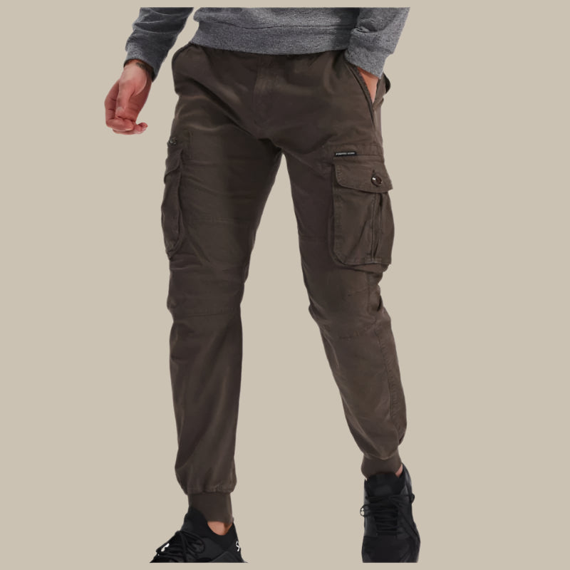 Men's Cargo Pants - Relaxing Fit Stretch Work Trousers