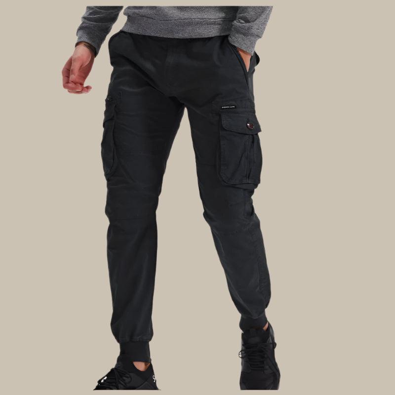 Men's Cargo Pants - Relaxing Fit Stretch Work Trousers
