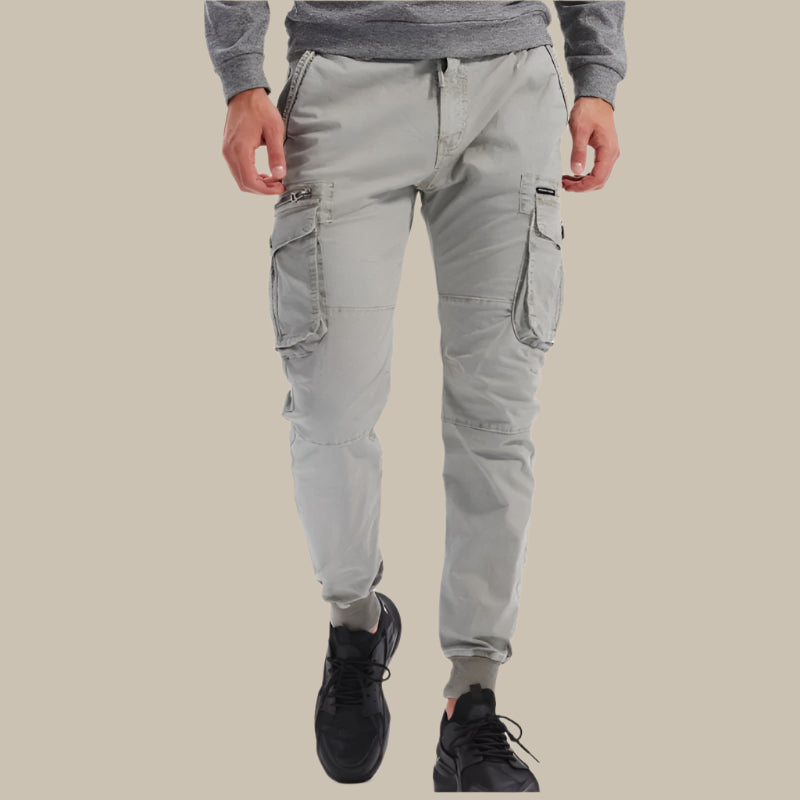 Men's Cargo Pants - Relaxing Fit Stretch Work Trousers