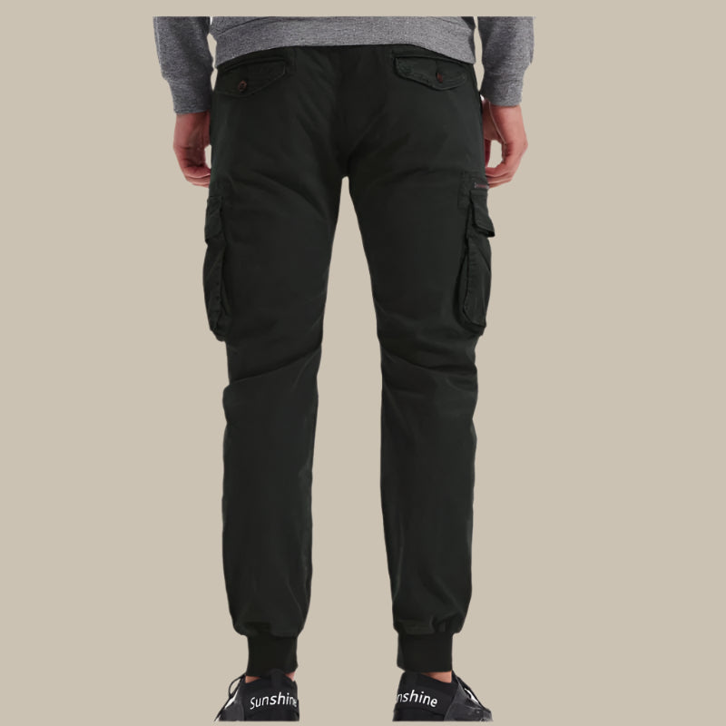 Men's Cargo Pants - Relaxing Fit Stretch Work Trousers