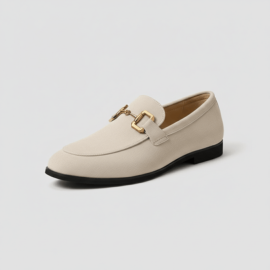 Leather Slip-On Loafers with Comfort Sole - OutfitLondon