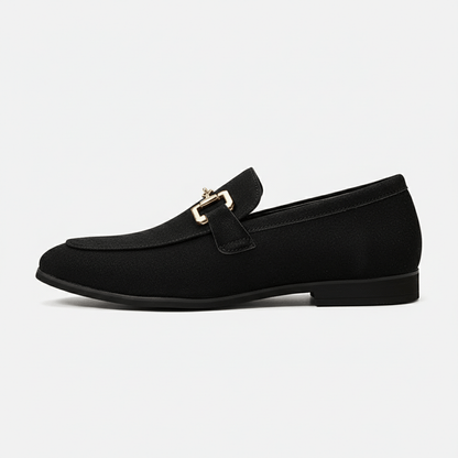 Leather Slip-On Loafers with Comfort Sole