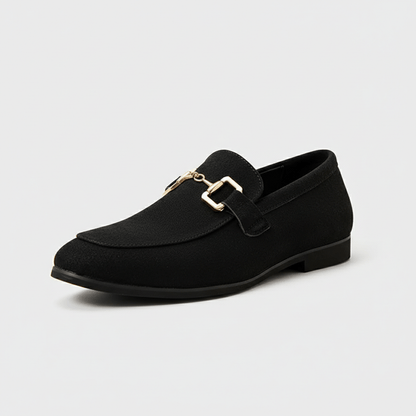 Leather Slip-On Loafers with Comfort Sole