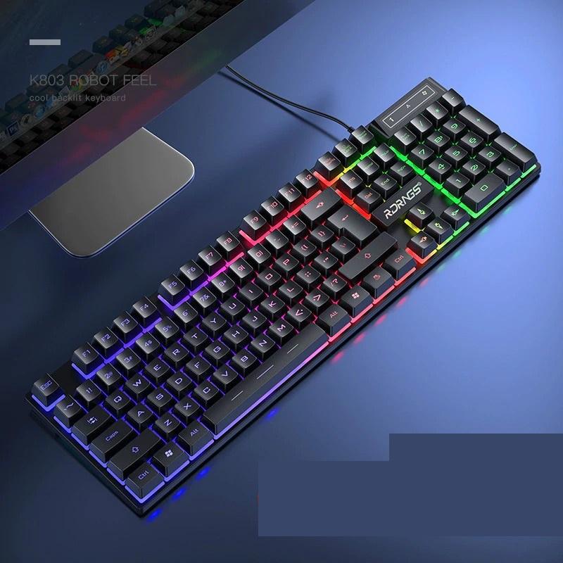 Pro Gaming Mechanical LED Keyboard for Speed