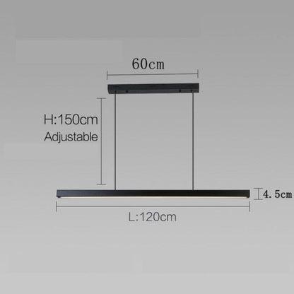 Sleek Dark Nordic Hanging Lamp