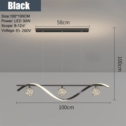 Luxurious Crystal Drop Ceiling Light