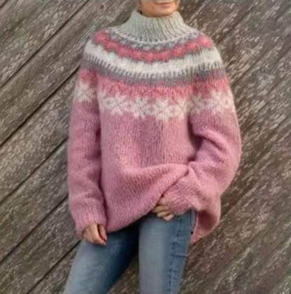 Warm Nordic Style Knit Sweater