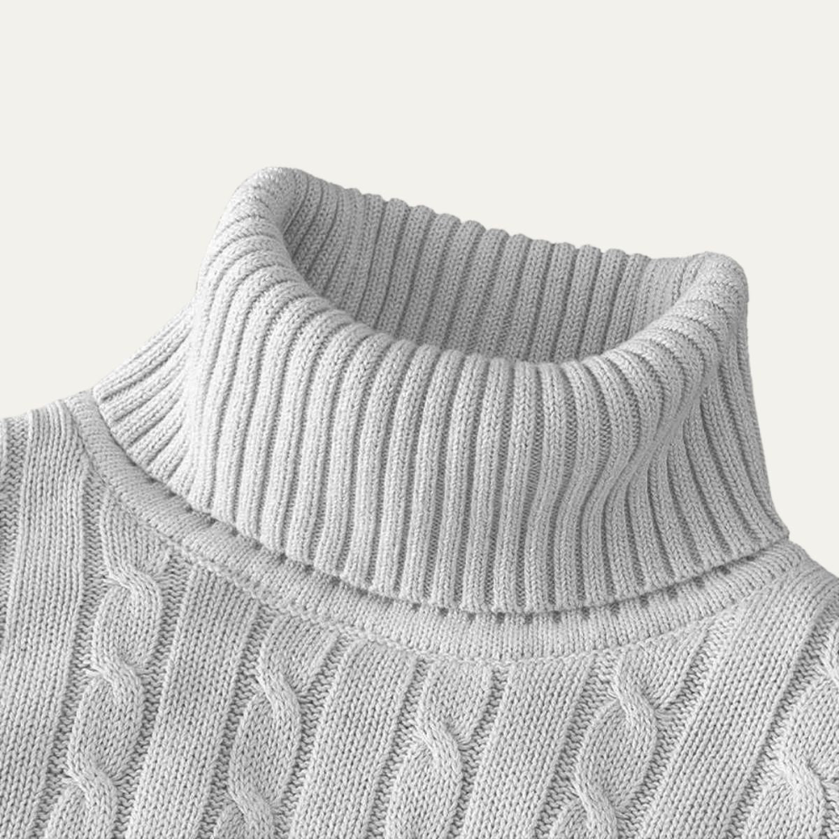 Men's Comfortable Stretch Turtleneck Sweater