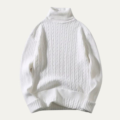 Men's Comfortable Stretch Turtleneck Sweater