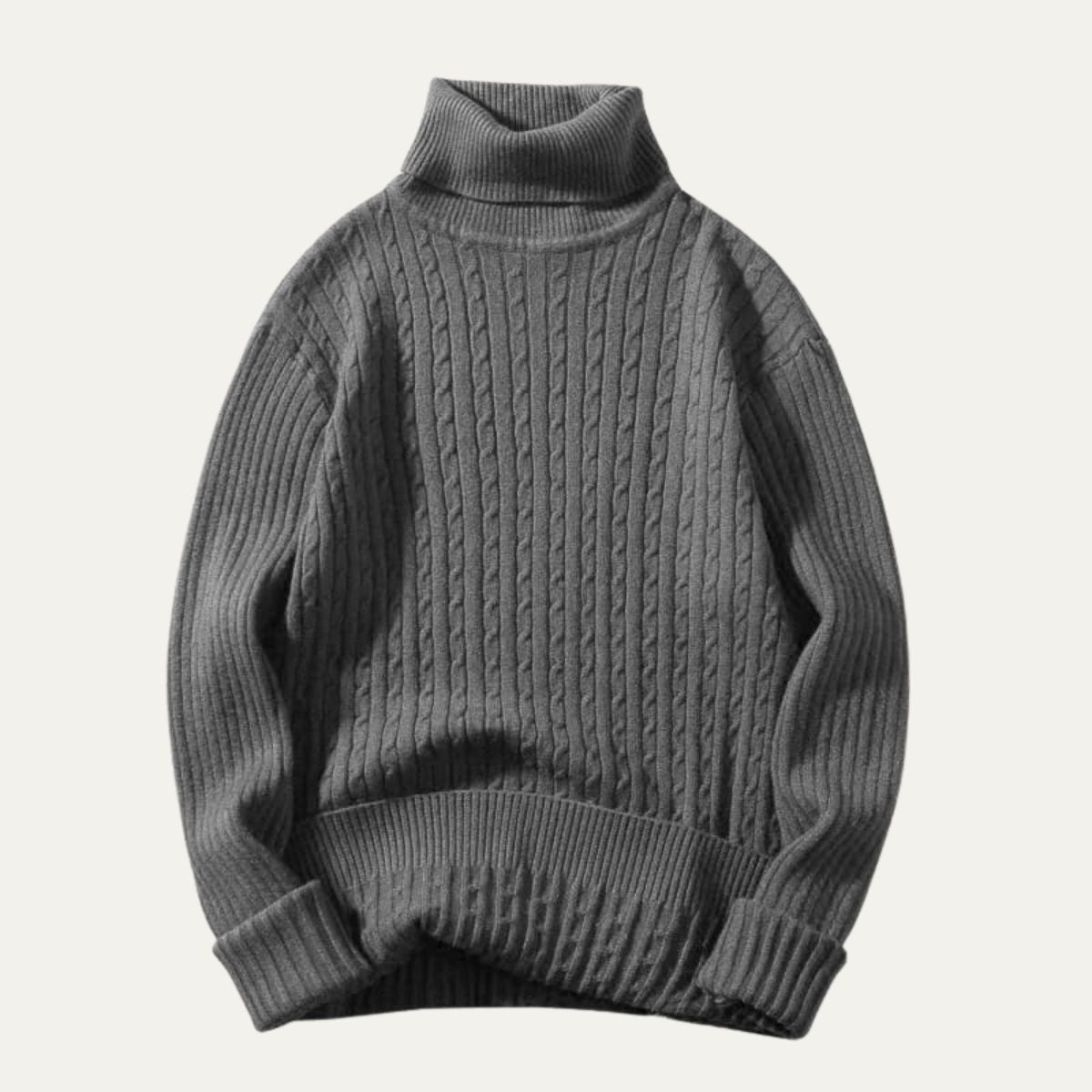 Men's Comfortable Stretch Turtleneck Sweater