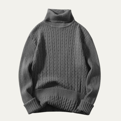 Men's Comfortable Stretch Turtleneck Sweater