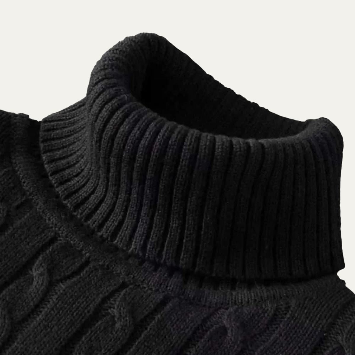 Men's Comfortable Stretch Turtleneck Sweater