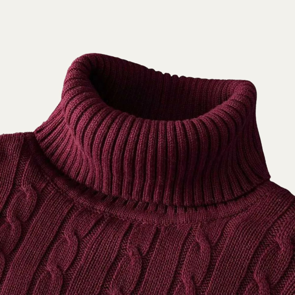Men's Comfortable Stretch Turtleneck Sweater