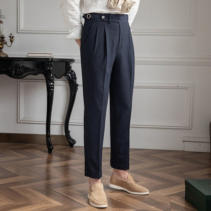 Comfortable Regular Fit Mens Dress Pants - OutfitLondon