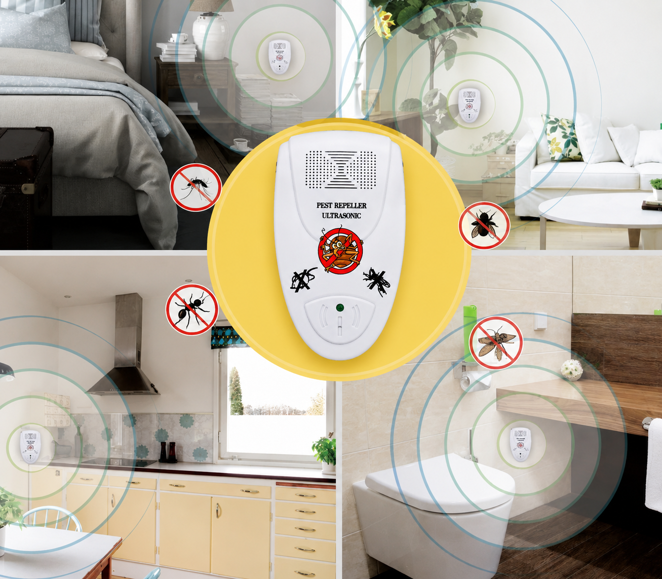 Ultrasonic Bed Bug Killer - Get Rid Of Bed Bug In 48 Hours