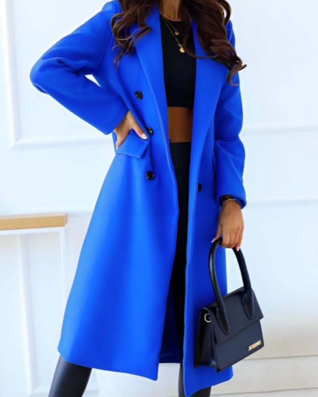 Warm Women's Winter Long Coat - OutfitLondon