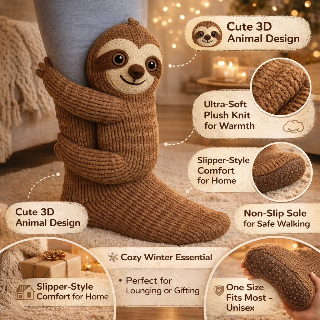 Comfy Fun Design Socks Slipper Shoes for Indoor Wear