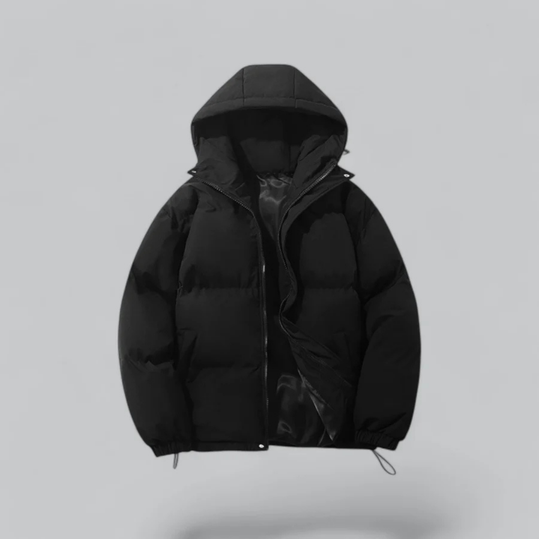 Warm Waterproof Men Women Puffer Coat — Hooded Jacket - OutfitLondon