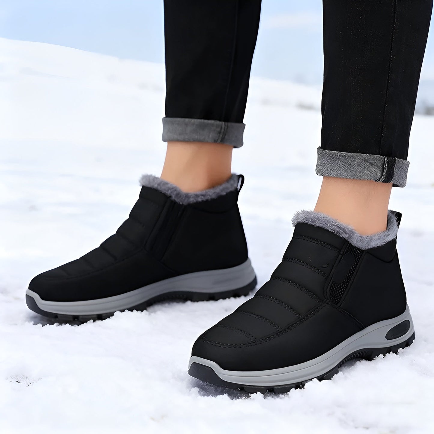 Warm Snow Waterproof Hiking Boots - OutfitLondon