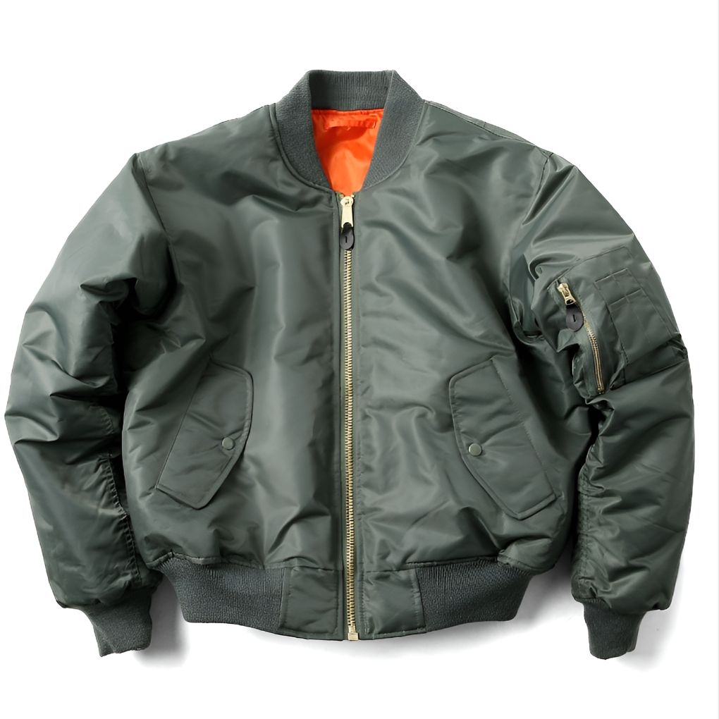 Casual Unisex Bomber Jacket for Everyday Wear - OutfitLondon