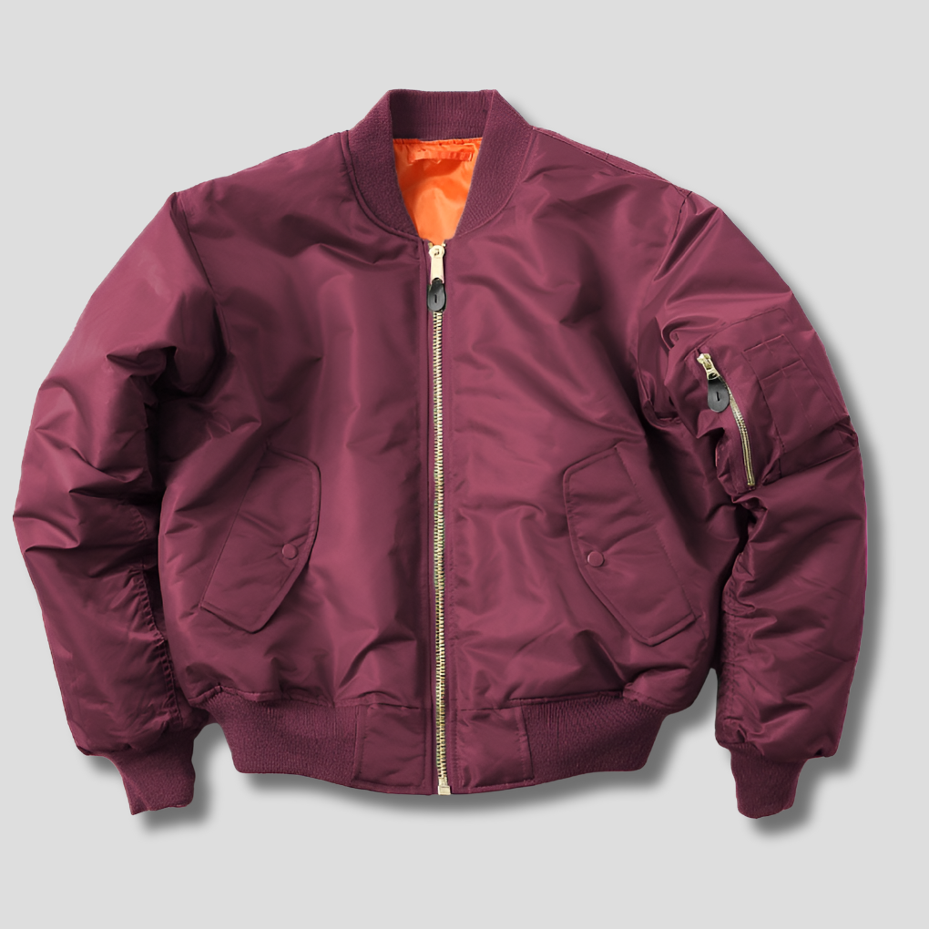 Casual Unisex Bomber Jacket for Everyday Wear