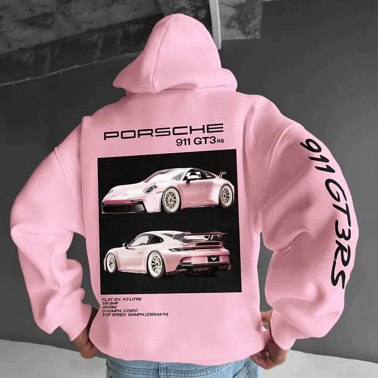 Large Sporty Racing Style Hoodie - OutfitLondon