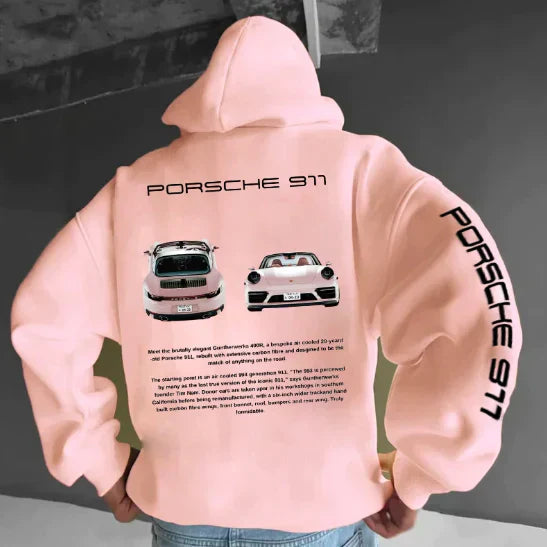 Large Sporty Racing Style Hoodie