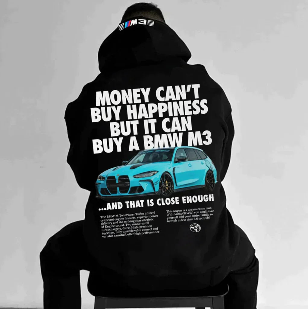 Large Sporty Racing Style Hoodie