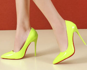 Women's 5 Inch Shiny Stiletto Heels