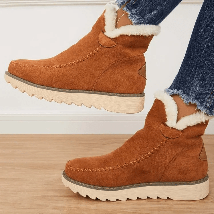 Cozy Insulated Women's Winter Boots with Grip Soles
