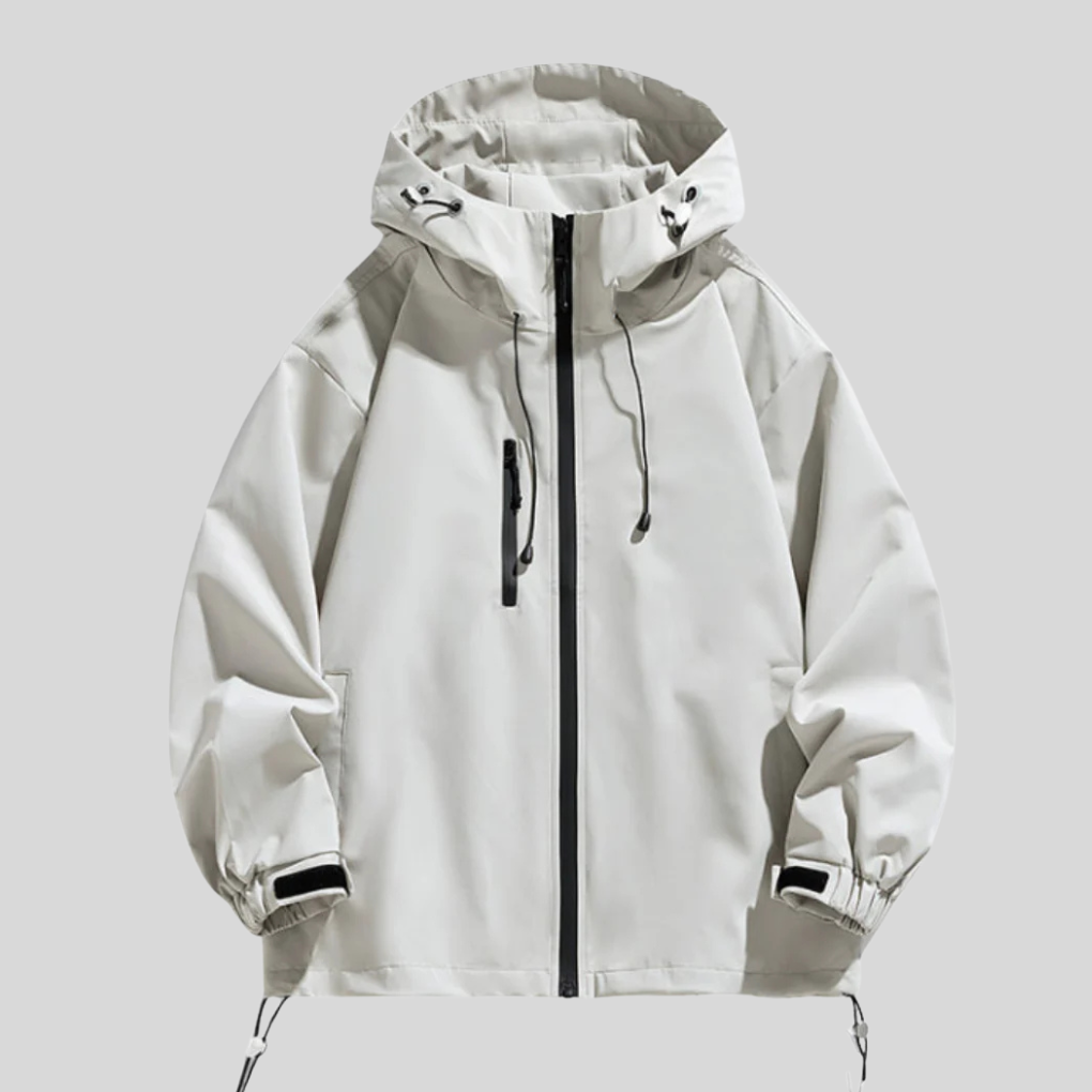 Waterproof Men's Snow Jacket with Hood - OutfitLondon