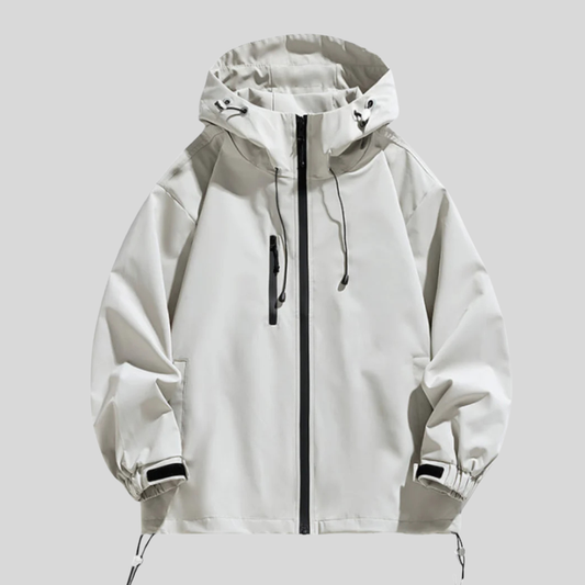 Waterproof Men's Snow Jacket with Hood - OutfitLondon