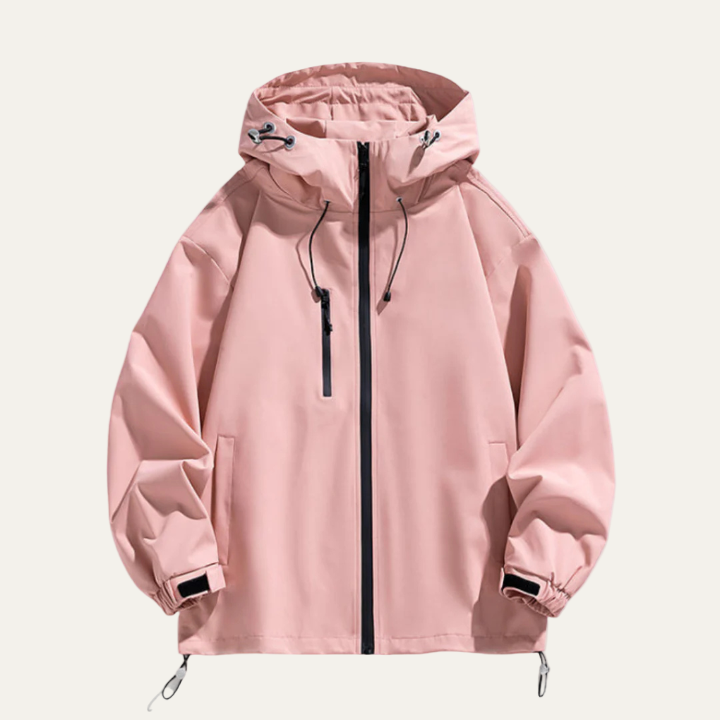 Men's Slim Water Resistant Hooded Jacket