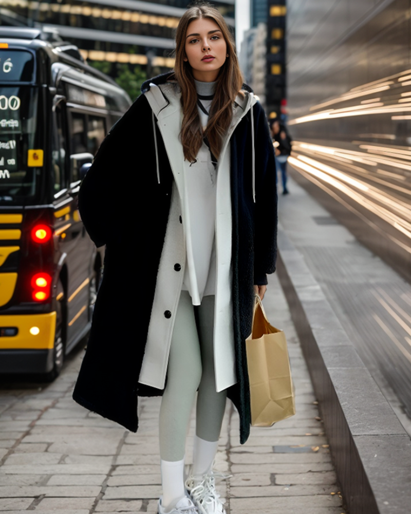 Waterproof Hooded Winter Trench Coat