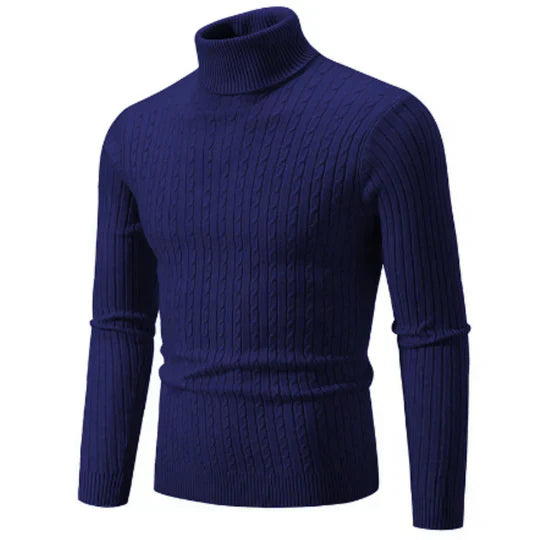 Warm Mens Turtleneck Winter Sweater
