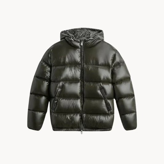 Men's Warm Waterproof Down Parka Jacket - OutfitLondon