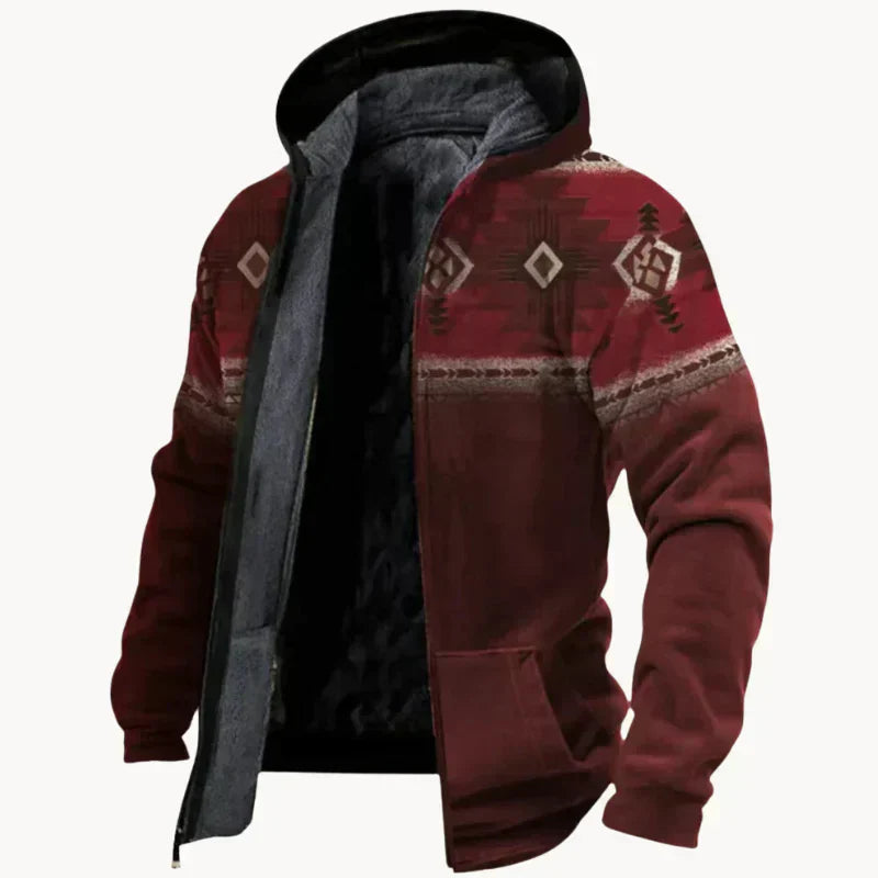 Men's Classic Fleece Coat - Cozy Retro Style