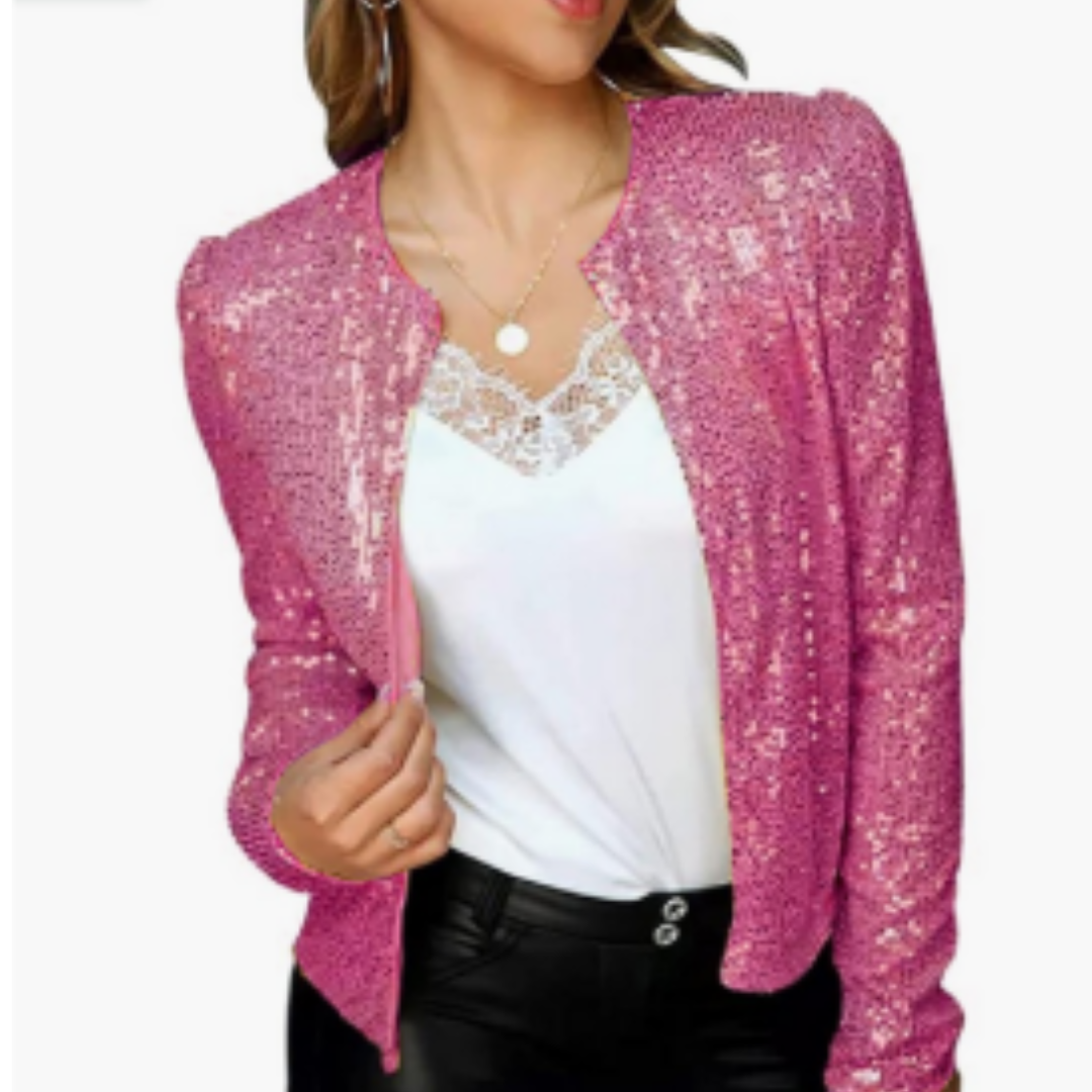 Glittering Sequin Party Jacket