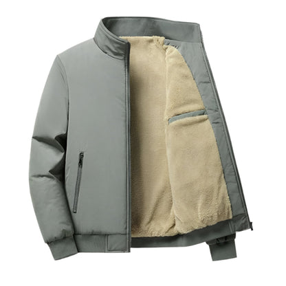 Waterproof Men's Fleece Windbreaker Jacket