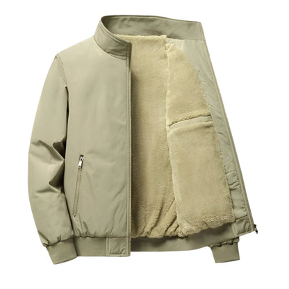 Waterproof Men's Fleece Windbreaker Jacket