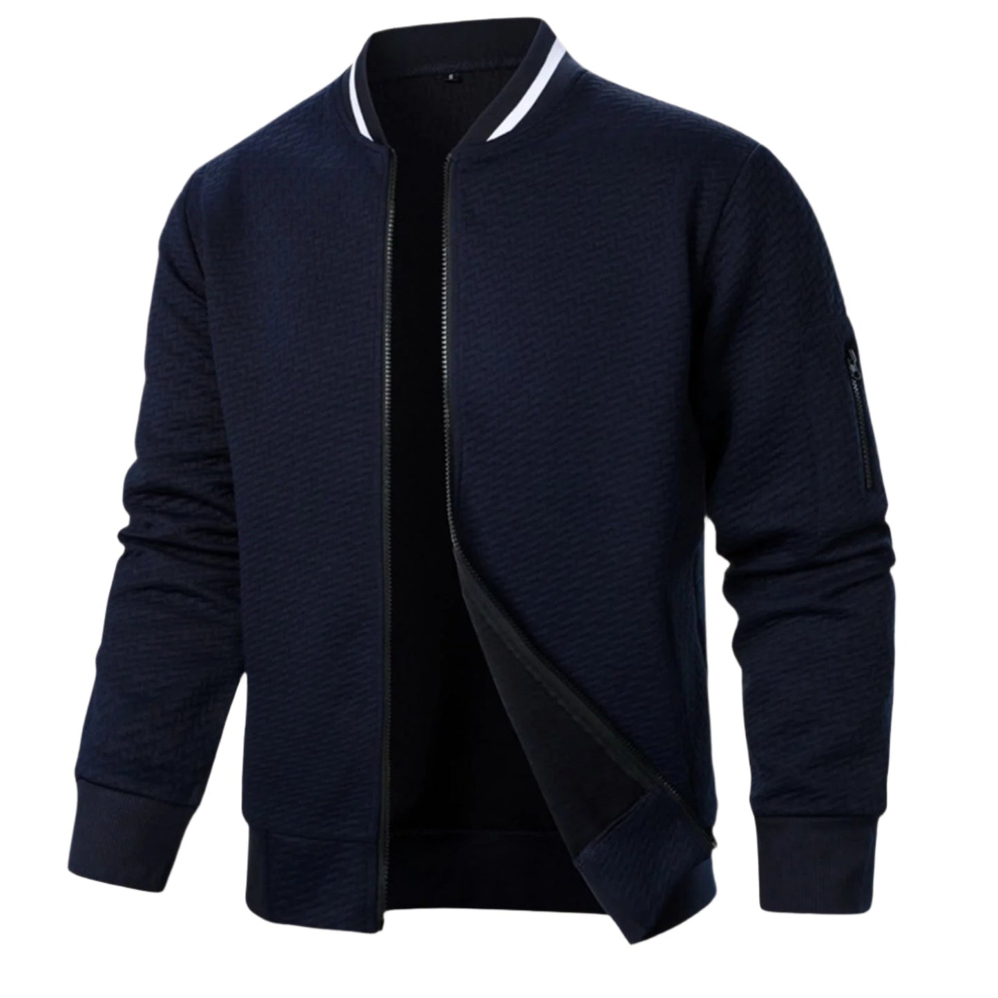 Classic Zip Up Knitted Cardigan