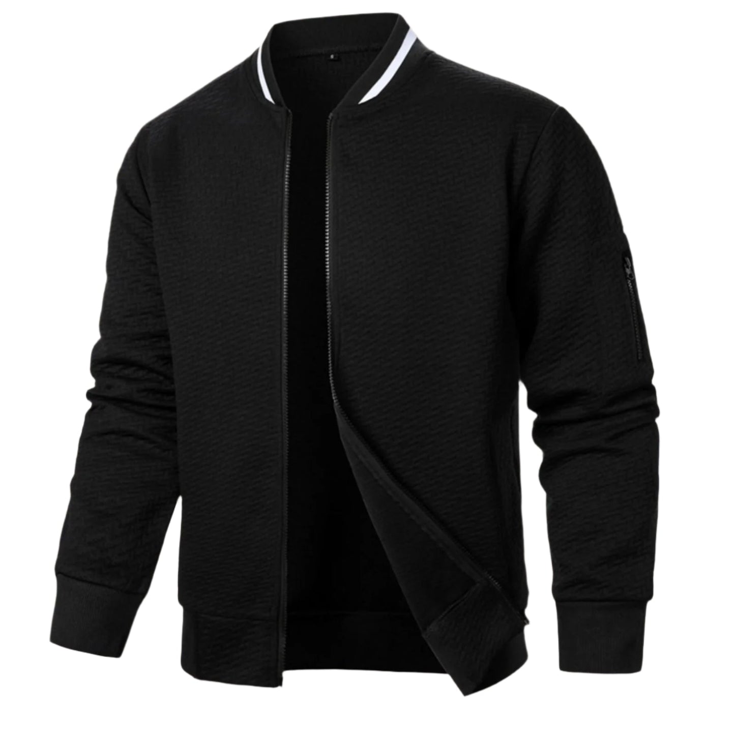 Classic Zip Up Knitted Cardigan