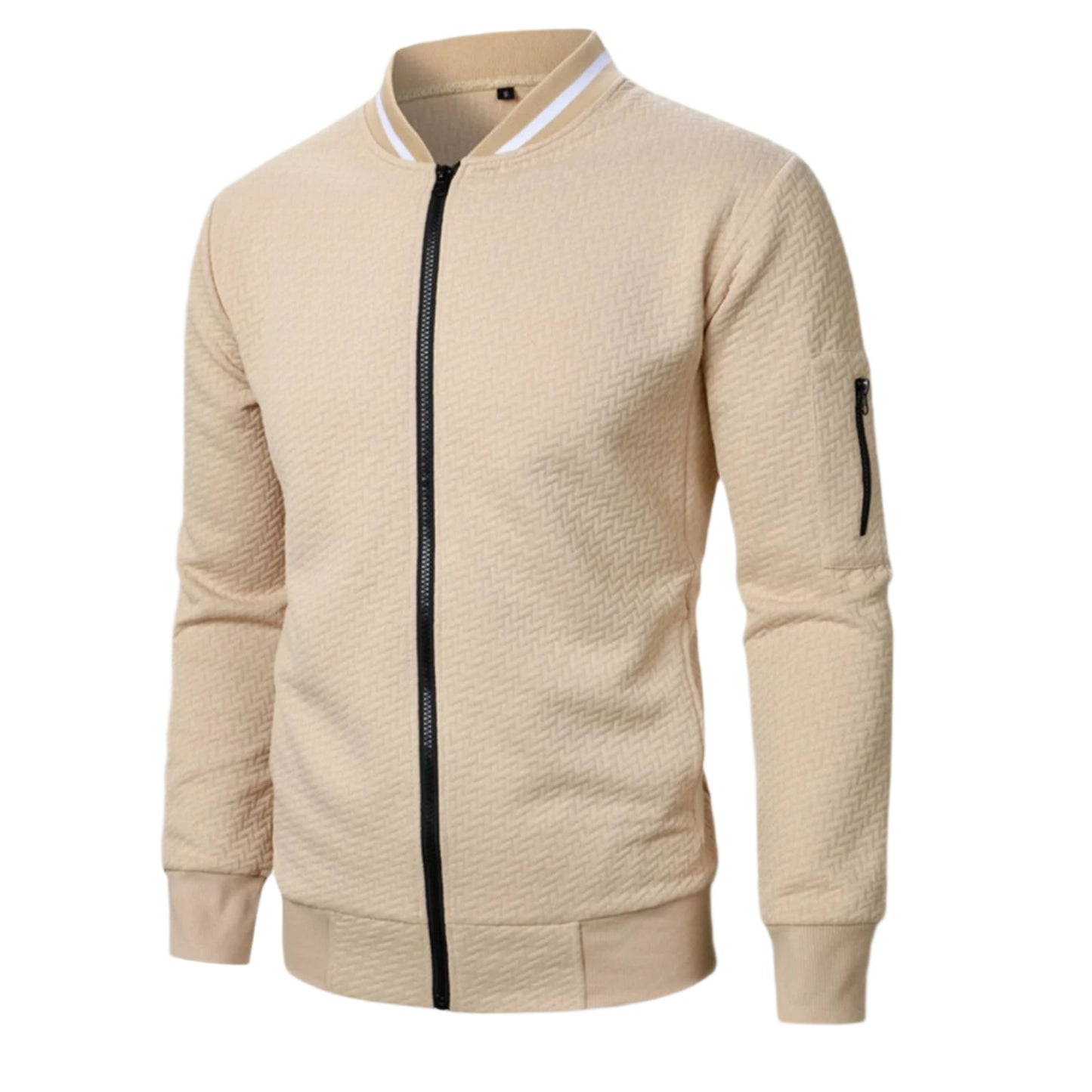 Classic Zip Up Knitted Cardigan