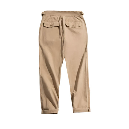 Classic Cotton Mens Casual Trousers